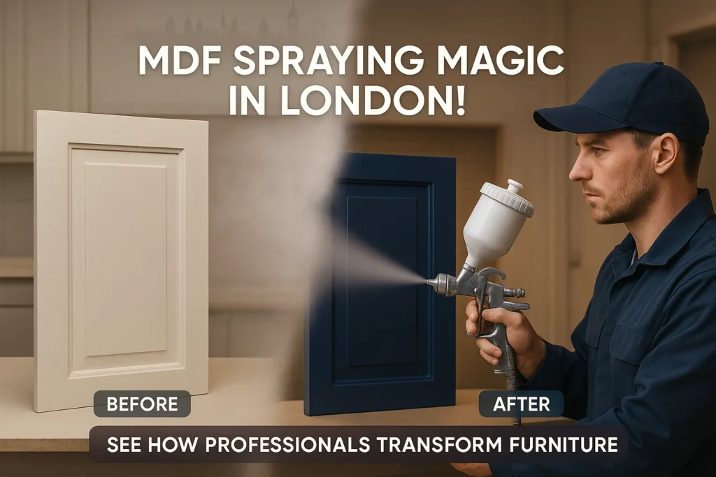 MDF Spraying Services Transform Your Furniture Projects in London