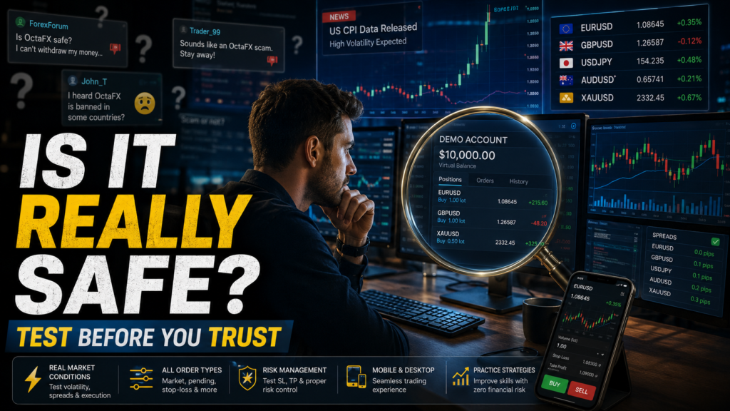 OctaFX News: How Demo Accounts Help Answer “Is OctaFX Safe?”