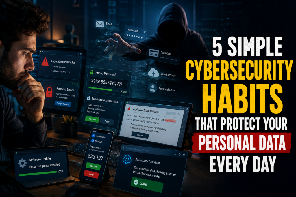 5 Simple Cybersecurity Habits That Can Protect Your Personal Data Every Day