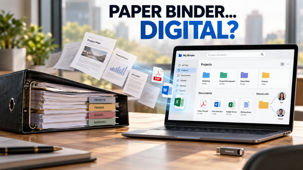What Is a Digital Binder? A Modern Alternative to Paper Binders